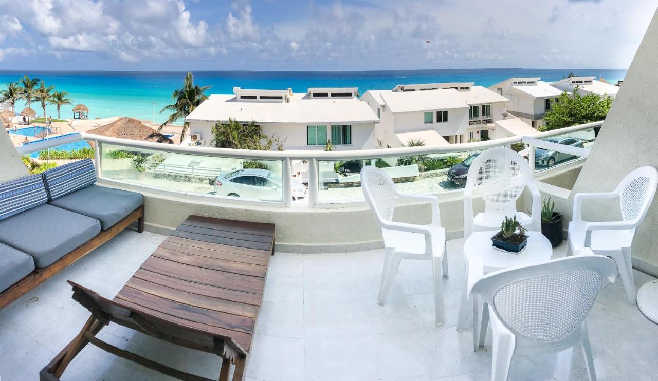 Apartment Ocean View Terrace, Beach And Pool Brisas Cancun Hotel Zone